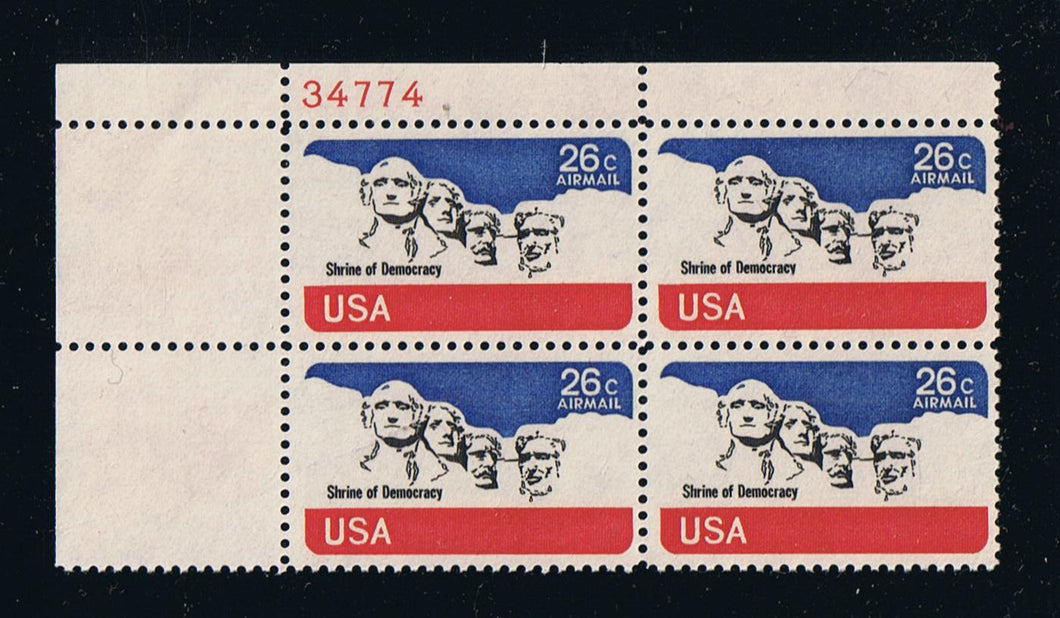 # C88 (1974) Mt Rushmore - PB, UL #34774, MNH