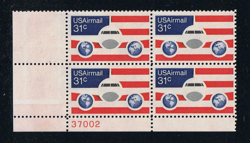 # C90 (1976) Flag/Plane/Globes - PB, LL #37002, MNH