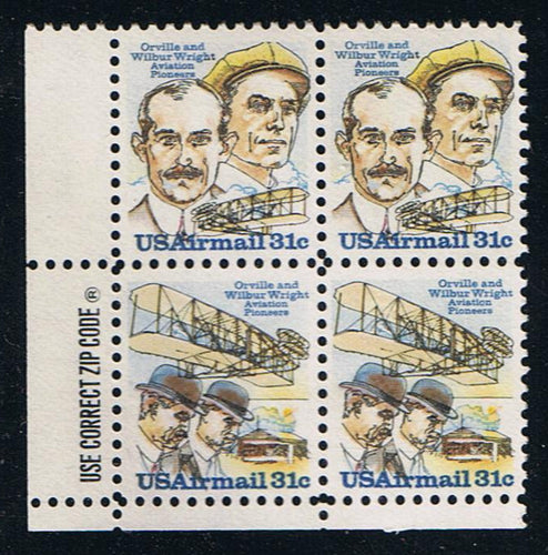 # C91-92 (1978) Wright Brothers - Zip BK/4, LL, MNH