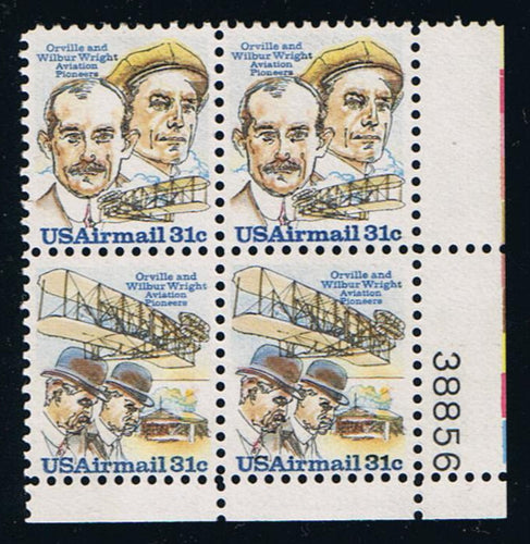 # C91-92 (1978) Wright Brothers - PB, LR #38856, MNH