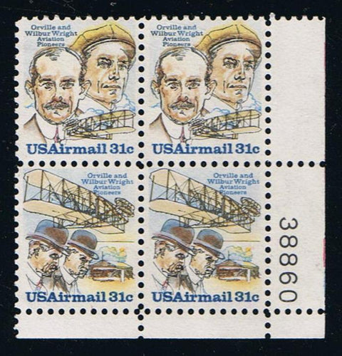 # C91-92 (1978) Wright Brothers - PB, LR #38860, MNH