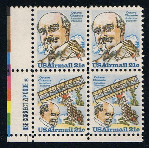 # C93-94 (1979) Chanute - Zip BK/4, LL, MNH