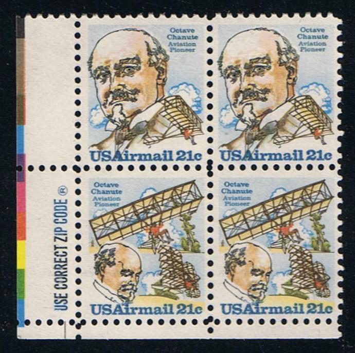 # C93-94 (1979) Chanute - Zip BK/4, LL, MNH