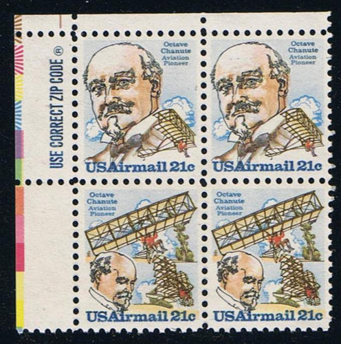 # C93-94 (1979) Chanute - Zip BK/4, UL, MNH