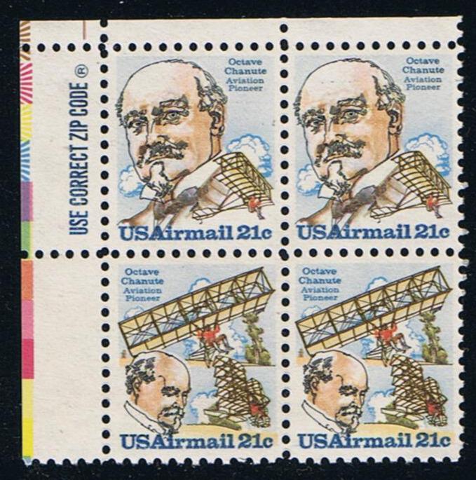 # C93-94 (1979) Chanute - Zip BK/4, UL, MNH