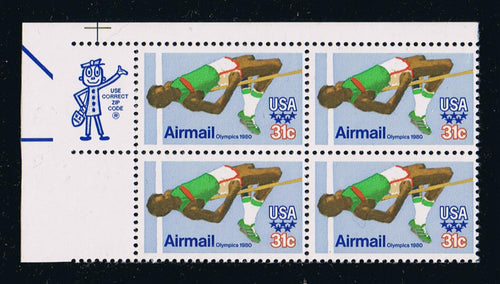 # C97 (1979) Olympic Games - Mr. Zip, BK/4, UL, MNH
