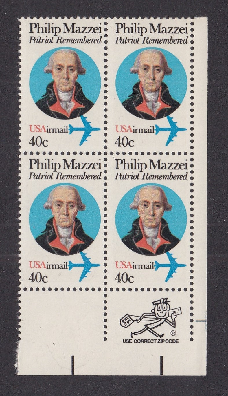 # C98 (1980) Mazzei - Mr. Zip, BK/4, LR, MNH