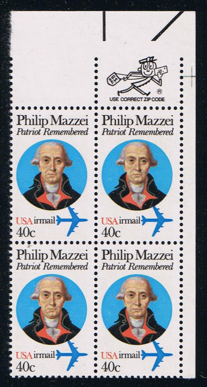 # C98 (1980) Mazzei - Mr. Zip, BK/4, UR, MNH