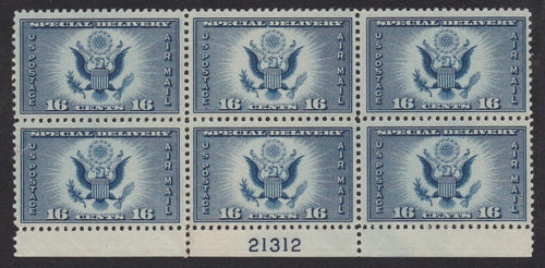 CE1 (1934) Air Post Special Delivery - B PB/6 #21312 [6]