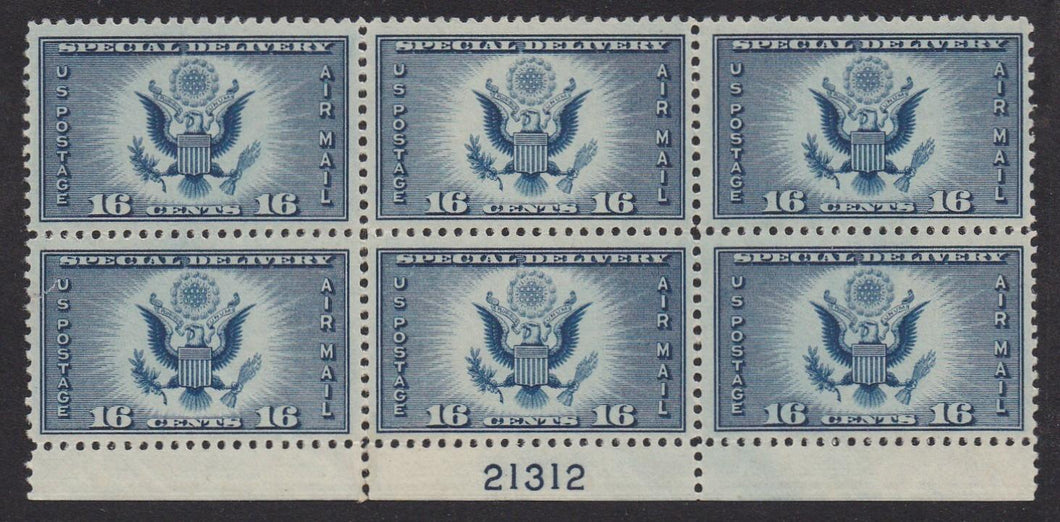 CE1 (1934) Air Post Special Delivery - B PB/6 #21312 [6]