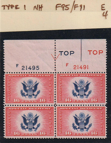 # CE2 Airmail Special Delivery - Type 1 PB - F21495/F21491 [4]