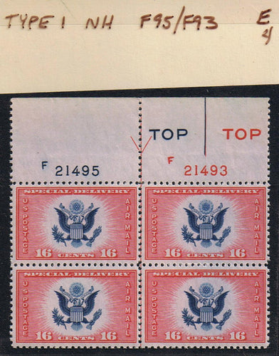 # CE2 Airmail Special Delivery - Type 1 PB - F21495/F21493 [4]