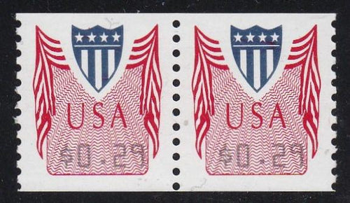 # CVP32 (1992) 29c Computer Vended Stamp - Coil pair, SG, GSP, MNH
