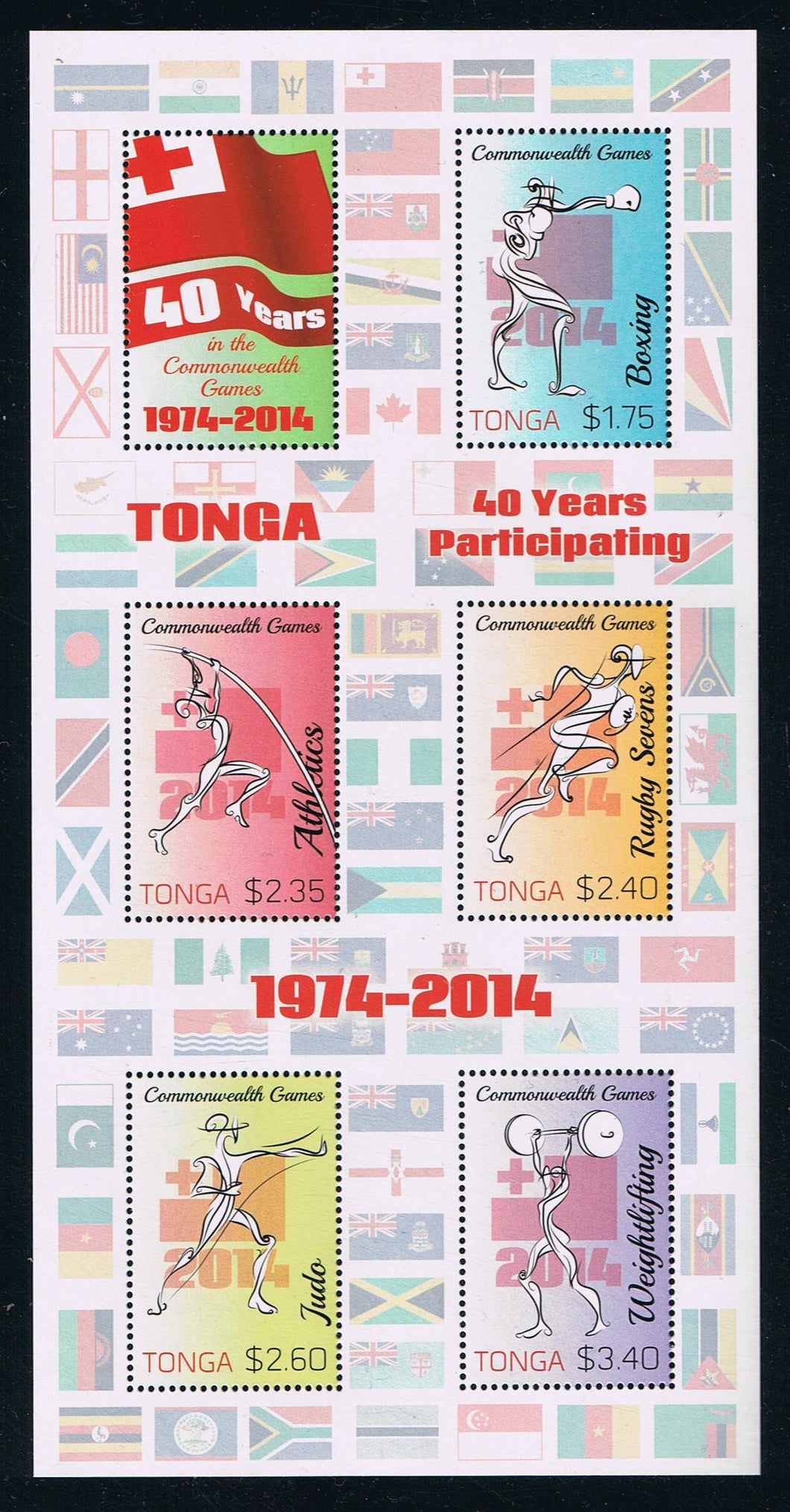 T # 1258 (2014) Honoring the Commonwealth Sports Games