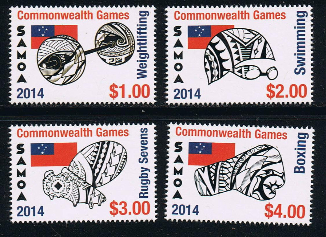 S # 1186-89 (2014) Commonwealth Games