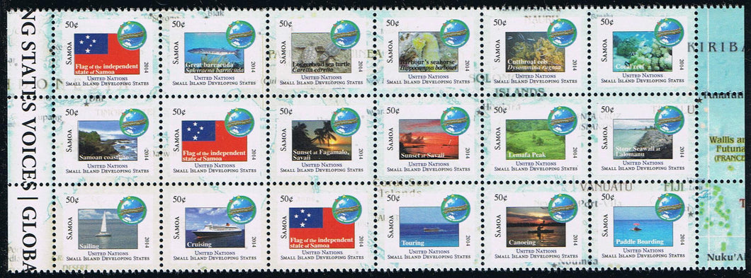 Samoa # 1182 Pacific Small Island Developing States (SIDS) BK-18