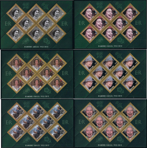 CI # 1402-07 Diamond Jubilee 2012 Sheetlets Set
