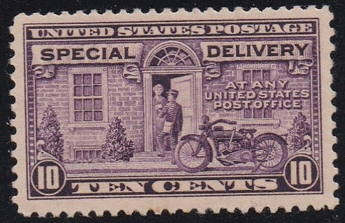 E15a (1927) Motorcycle Messenger, Special Delivery - MLH, VF
