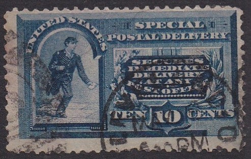 # E2 (1888) Messenger - Special Delivery - Used, F [2]