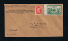 Canada EO1, O29 Official Mail Special Delivery Veterans Affairs Cover