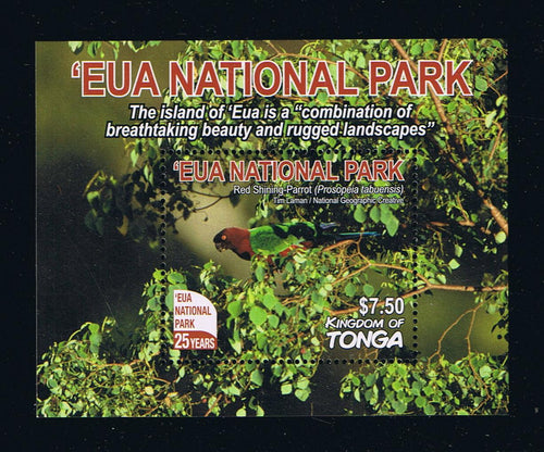 2017 Tonga #1321 'EUA National Park Souvenir Sheet