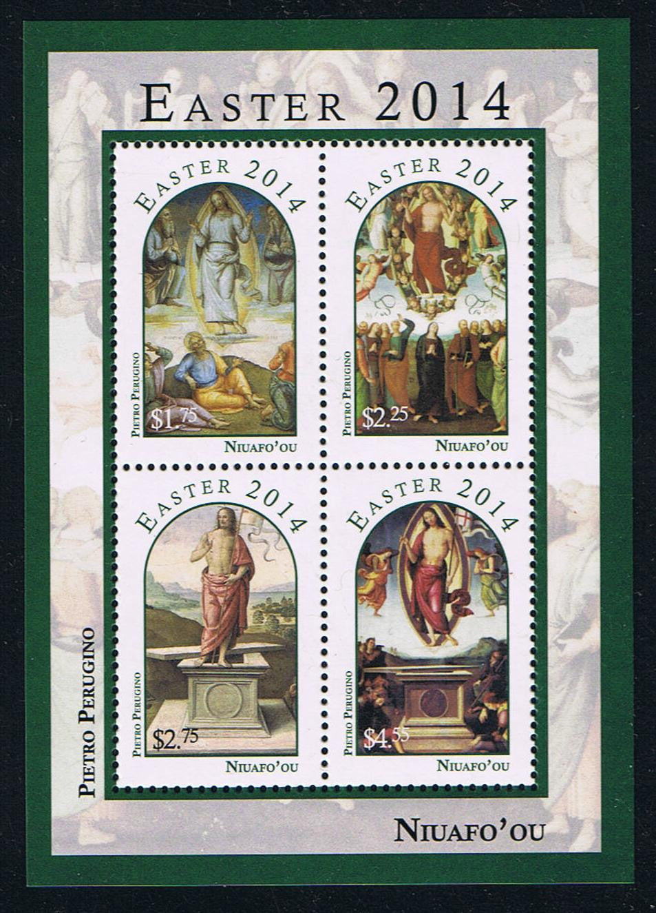 # 319 Niuafo'ou (2014) Easter Souvenir Sheet