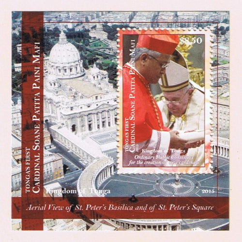 # 1269 (2015) FIRST CARDINAL of the Islands Souvenir Sheet