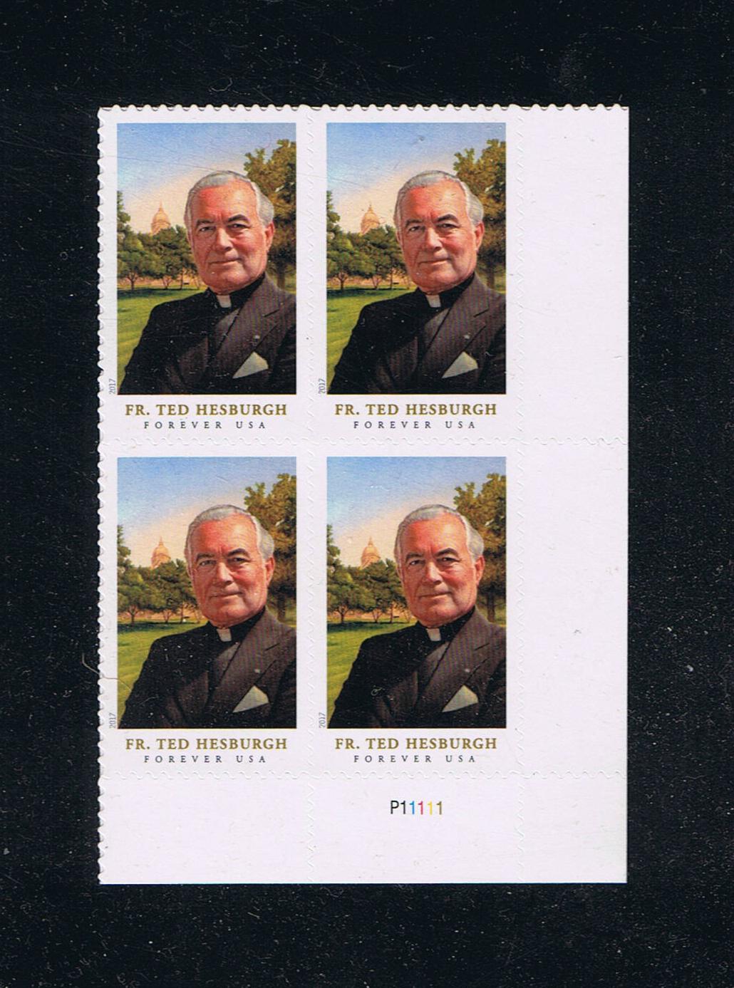 # 5241 (2017) Father Hesburgh - PB, LR #P11111, MNH