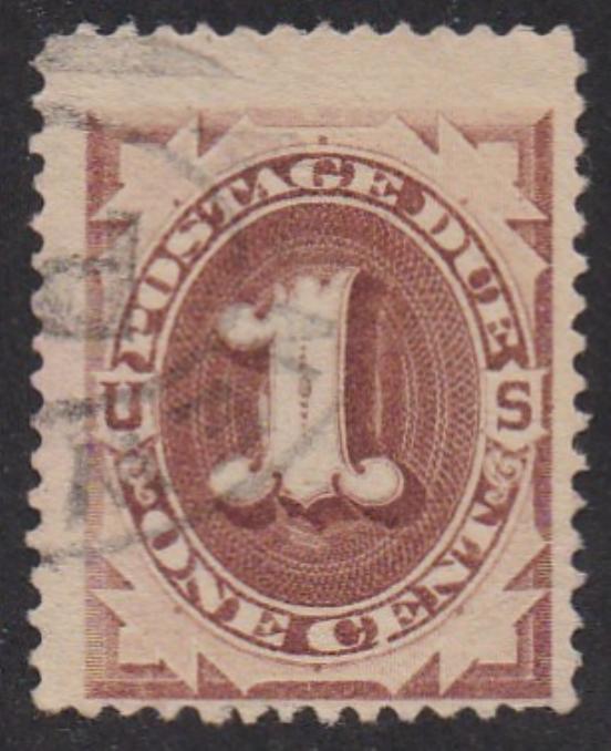 # J1 (1879) Postage Due - Used, Huge