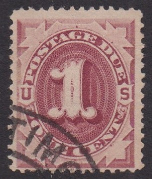 # J22 (1891) Postage Due - Used, FVF [k]