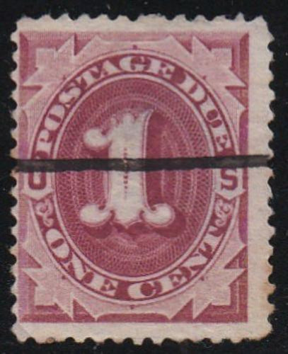 # J22 (1891) Postage Due - Used, thin
