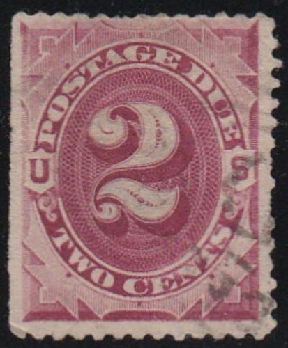 # J23 (1891) Postage Due - Used, thin