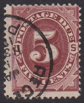# J25 (1891) Postage Due - Used, VG