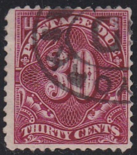 # J36 (1895) Postage Due - Used, FVF, tear