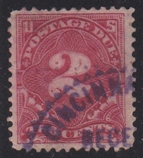 # J39 (1895) Postage Due - Used, Fancy Cancel