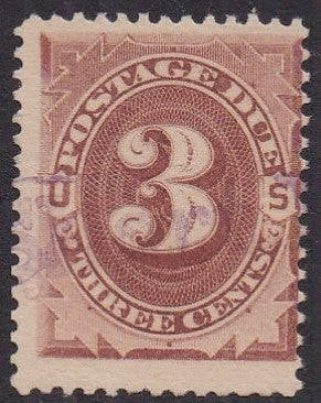 # J3 (1879) Postage Due - Used, VG [7]