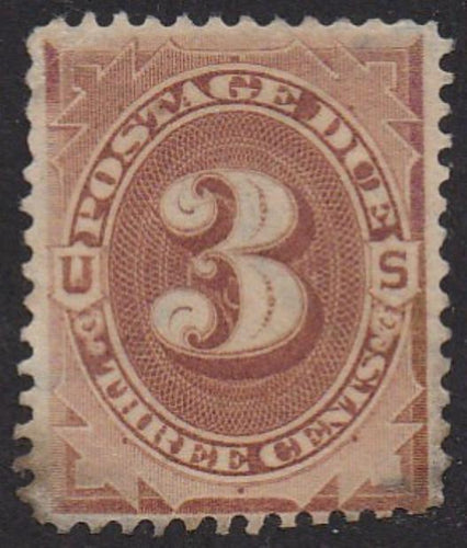 # J3 (1879) Postage Due - Used, FVF