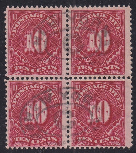 # J49a (1910) Postage Due - BK/4, Used, FVF