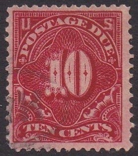 # J49a (1910) Postage Due - Used, FVF [a]
