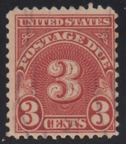 # J82 (1931) Postage Due - Sgl, Used, Fine [1]