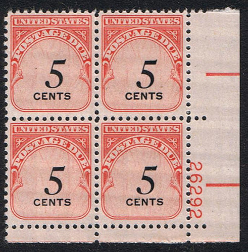 # J93 (1959) Postage Due - PB, LR #26292, MNH