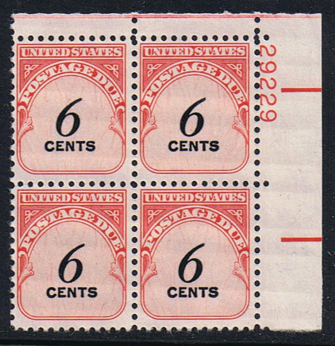 # J94 (195) Postage Due - PB, UR #29229, MNH