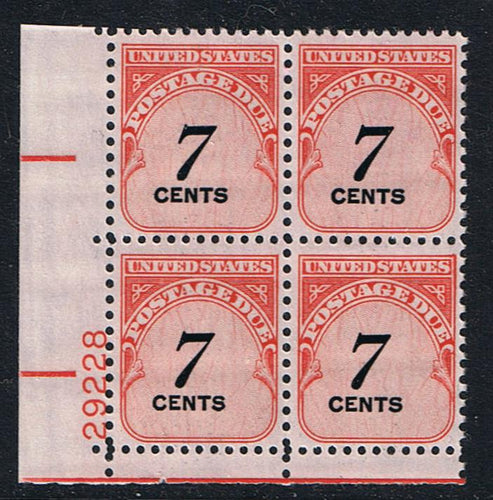 # J95 (1959) Postage Due - PB, LR #29228, MNH