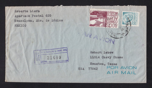Mexico Registered Airmail - Cover