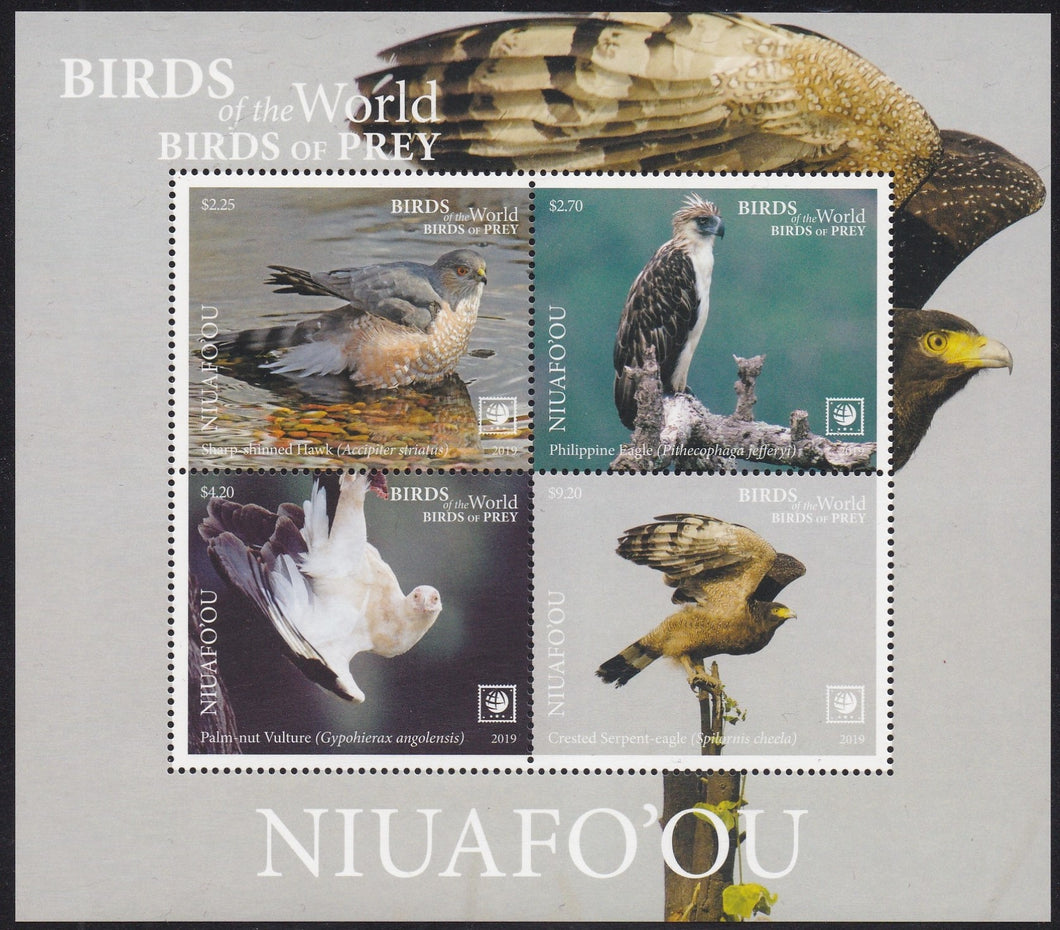 Niuafo'ou (2019) Birds of Prey - S/S