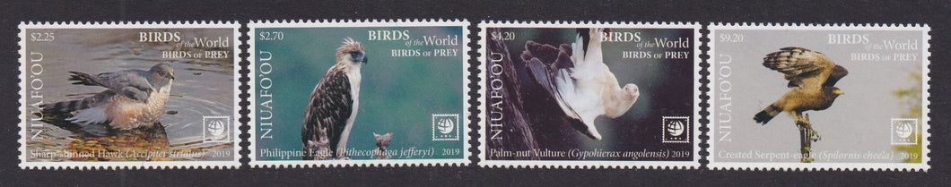Niuafo'ou (2019) Birds of Prey - Sgls, Set/4