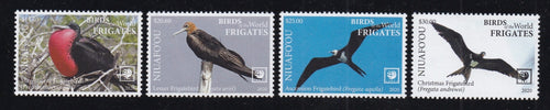 Niuafo'ou (2020) Birds of the World, Frigates - Sgls, Set/4