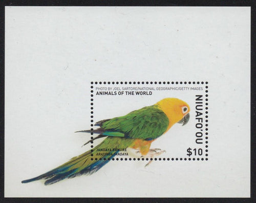 # 378 Niuafo'ou (2018) Animals of the World - Jandaya Conure
