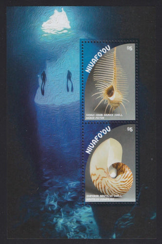 Niuafo'ou # 374-75 (2018) SEASHELLS - S/S, Set/2, MNH