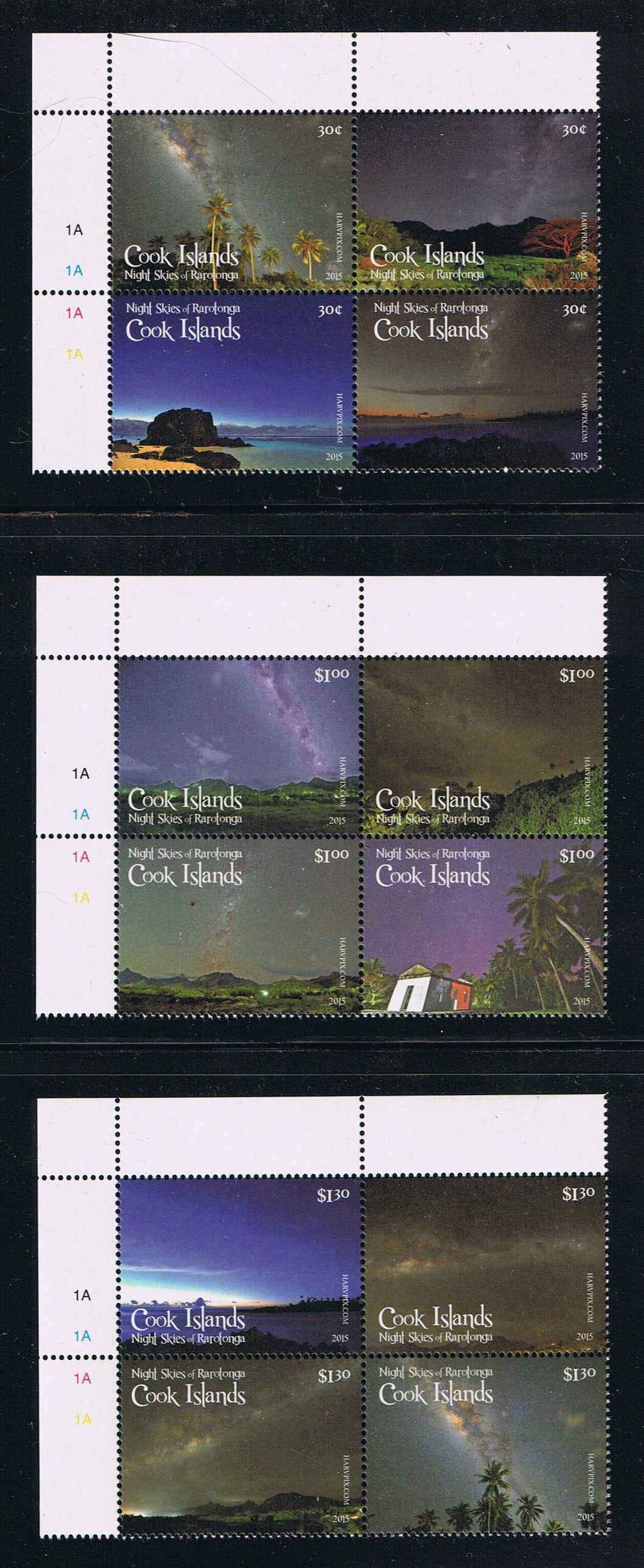 2016 Night Skies Stamp Blocks